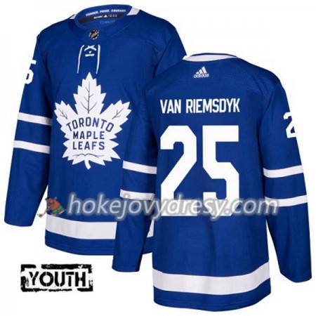 Dětské Hokejový Dres Toronto Maple Leafs James Van Riemsdyk 25 Adidas 2017-2018 Modrá Authentic